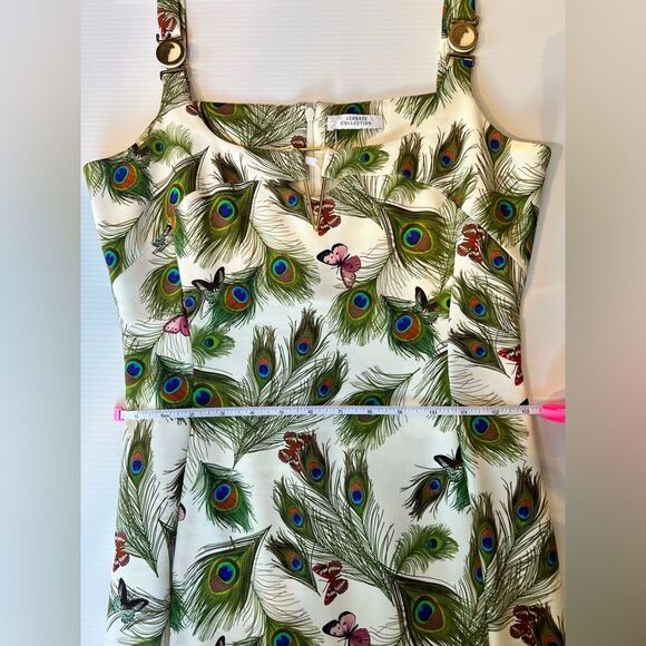 Versace Peacock Dress ~ Size 42 - Picture 15 of 16